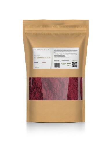 Feuille d’hibiscus séchée en poudre KB COSMETIQUE