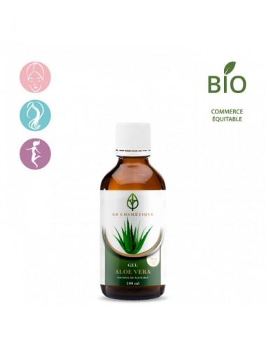 Gel à l'aloe vera certifiée bio équitable KB COSMETIQUE