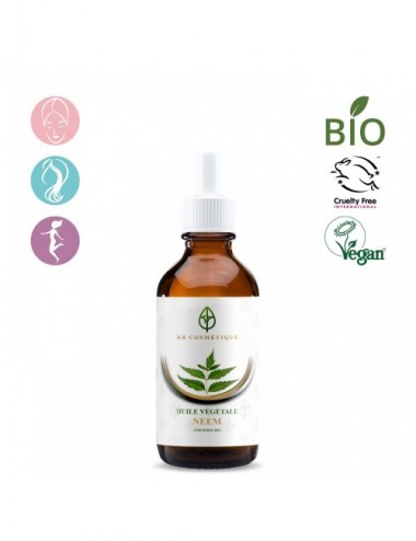 Huile Végétale de neem certifiée bio KB COSMETIQUE