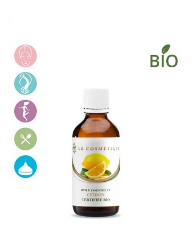 Huile essentielle de Citron certifiée Bio