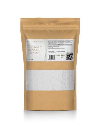 Argile blanche ( kaolin ) KB COSMETIQUE